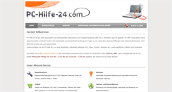 Desktop Screenshot of pc-hilfe-24.com